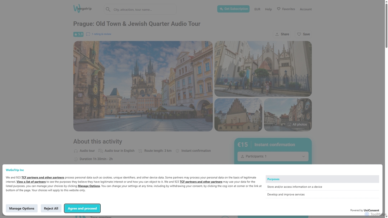 Jewish Quarter In Prague Walking tour (Self-Guided tour) for WeGoTrip