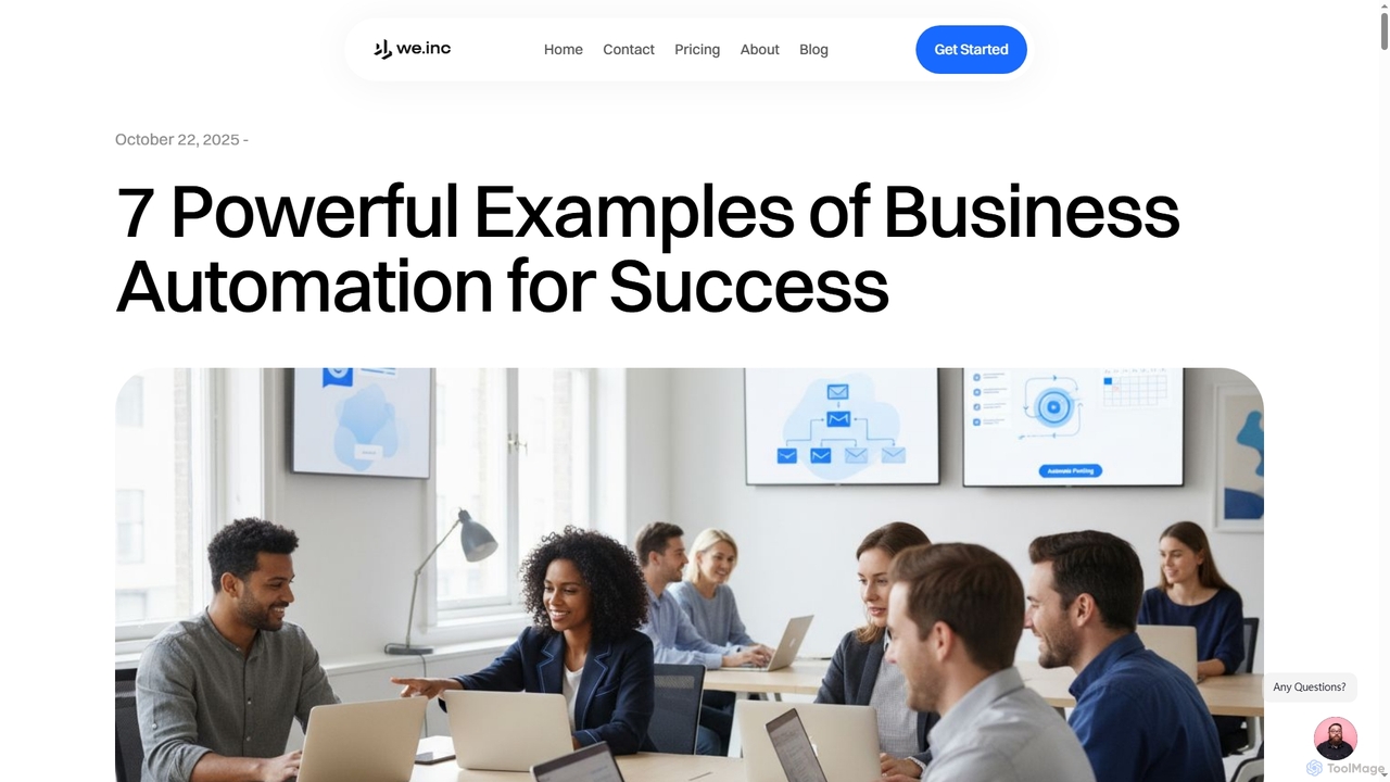 7 Powerful Examples of Business Automation for Success for Weinc
