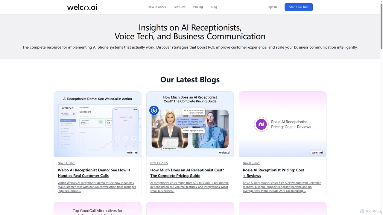 AI Receptionist Insights & Business Communication Blog for Welco