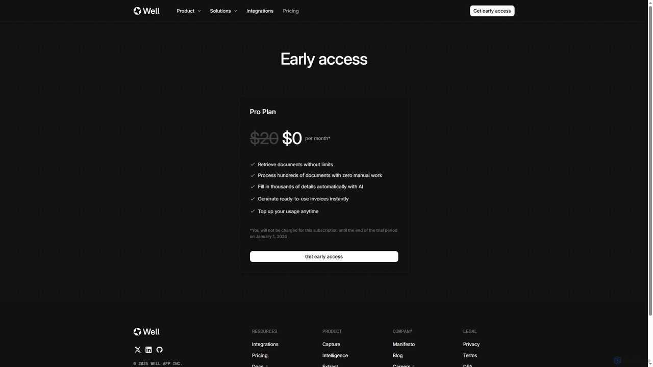 Well - Finance in one place for Well