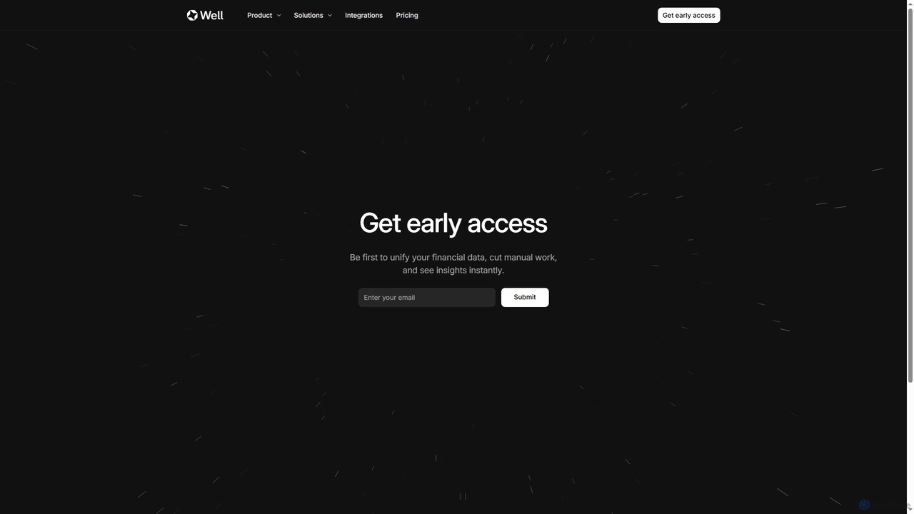 Well - Finance in one place for Well