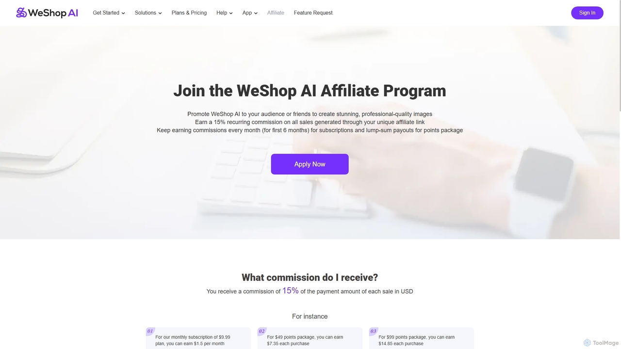 WeShop - AI Creative Studio for E-Commerce for Weshop