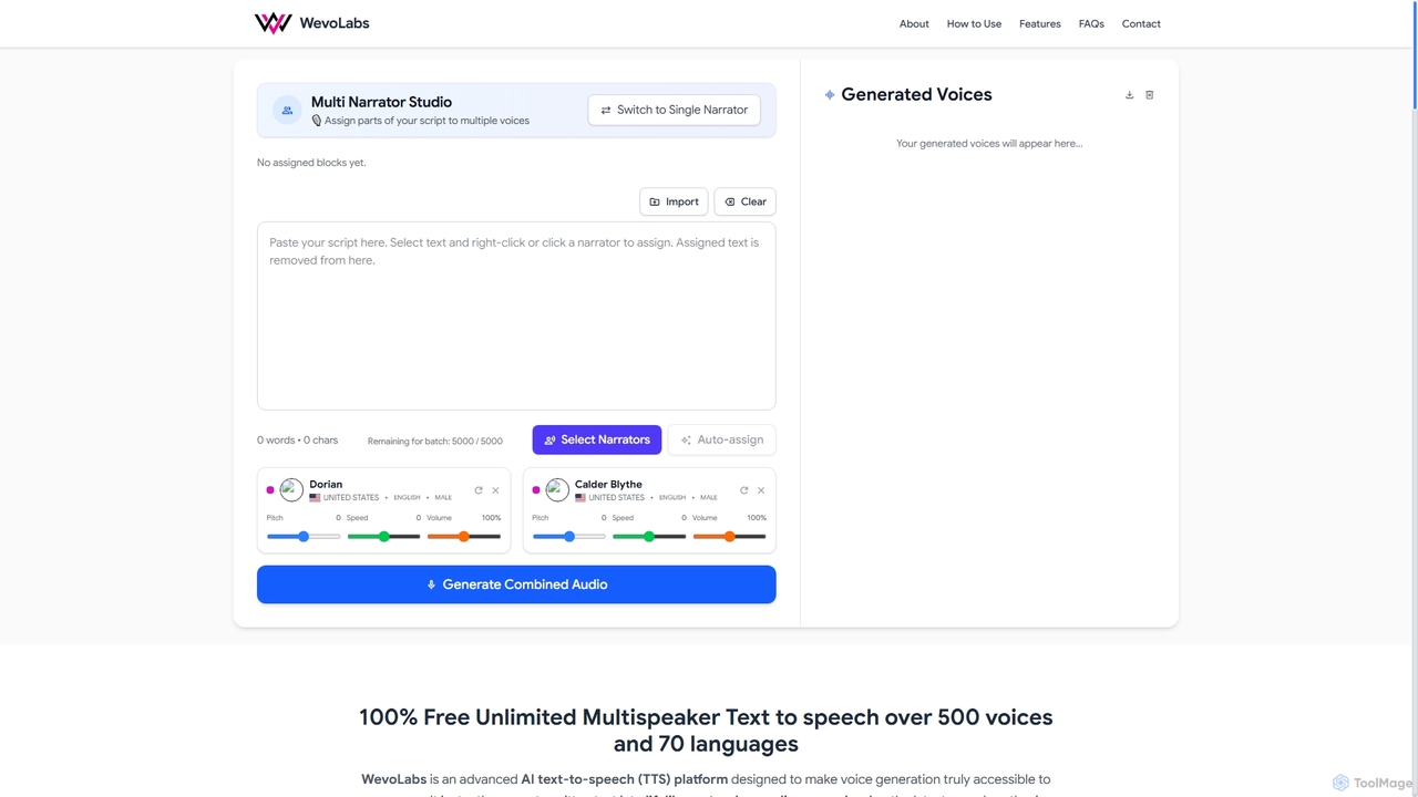 WevoLabs - Multi-Speaker for WevoLabs