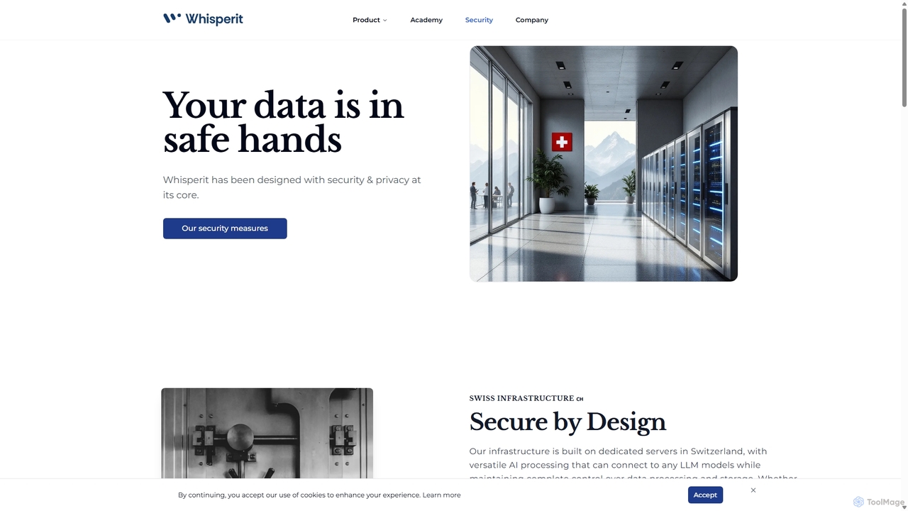 Security & Privacy - Swiss Data Protection | Whisperit | Whisperit for Whisperit