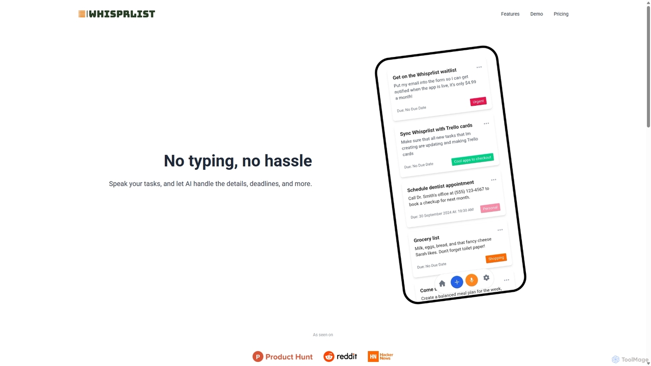 Whisprlist