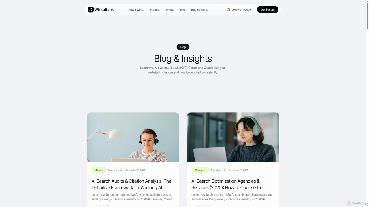 WhiteRank - Blog & Insights | WhiteRank - AI SEO & LLM SEO Platform for WhiteRank