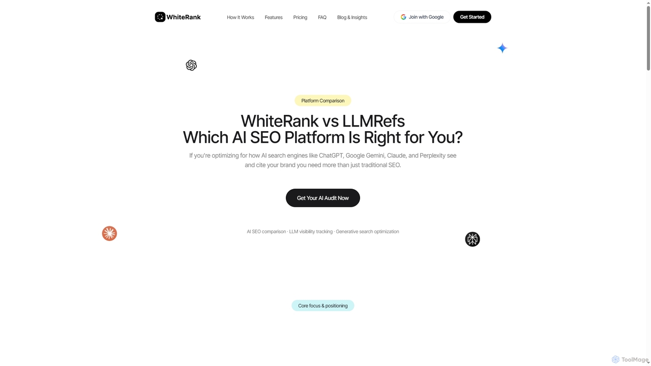 WhiteRank - WhiteRank vs LLMRefs: Which AI SEO Platform Is Right for You? | 2025 Comparison for WhiteRank