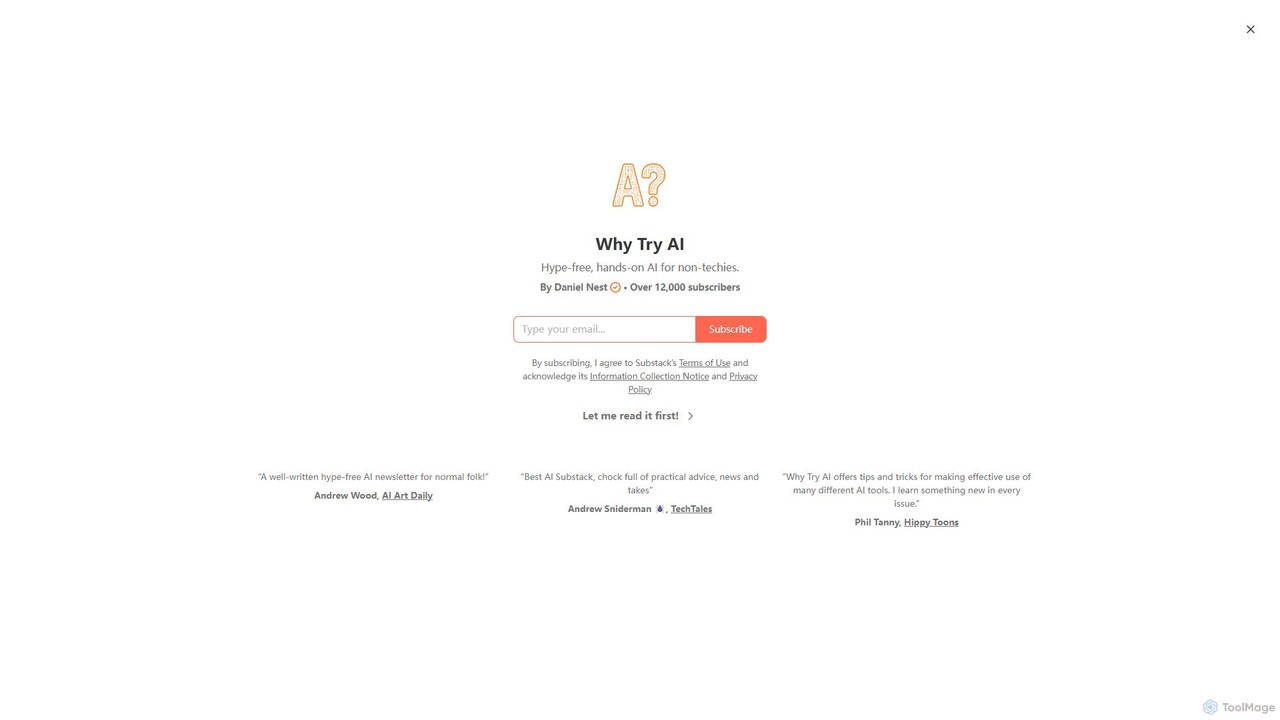 Why Try AI