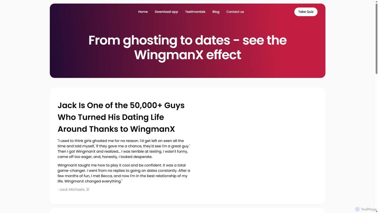 #1 AI Dating Assistant - WingmanX for WingmanX