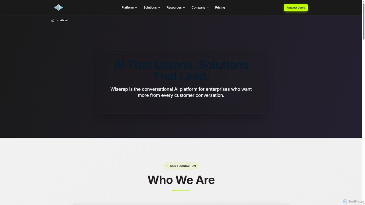 About Wiserep - Enterprise AI Voice Solutions Leader for Wiserep