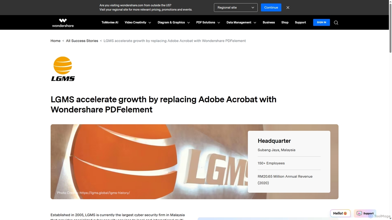 LGMS Case Study for Wondershare
