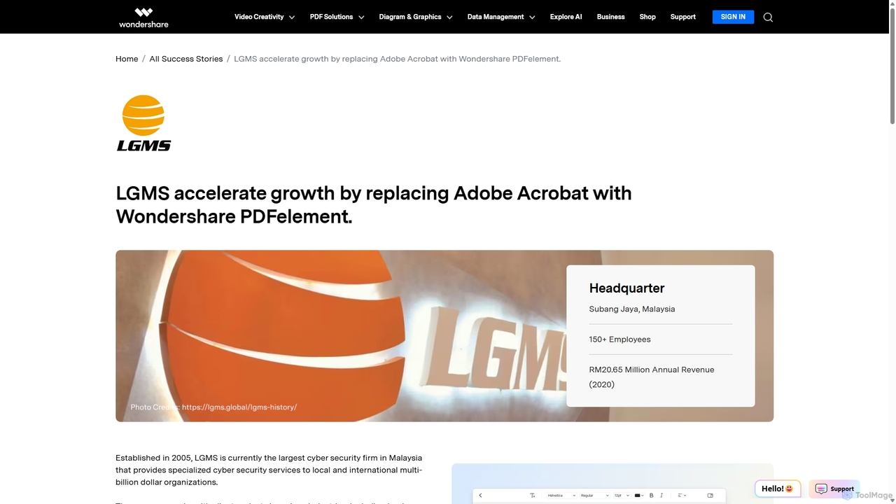 LGMS Case Study for Wondershare