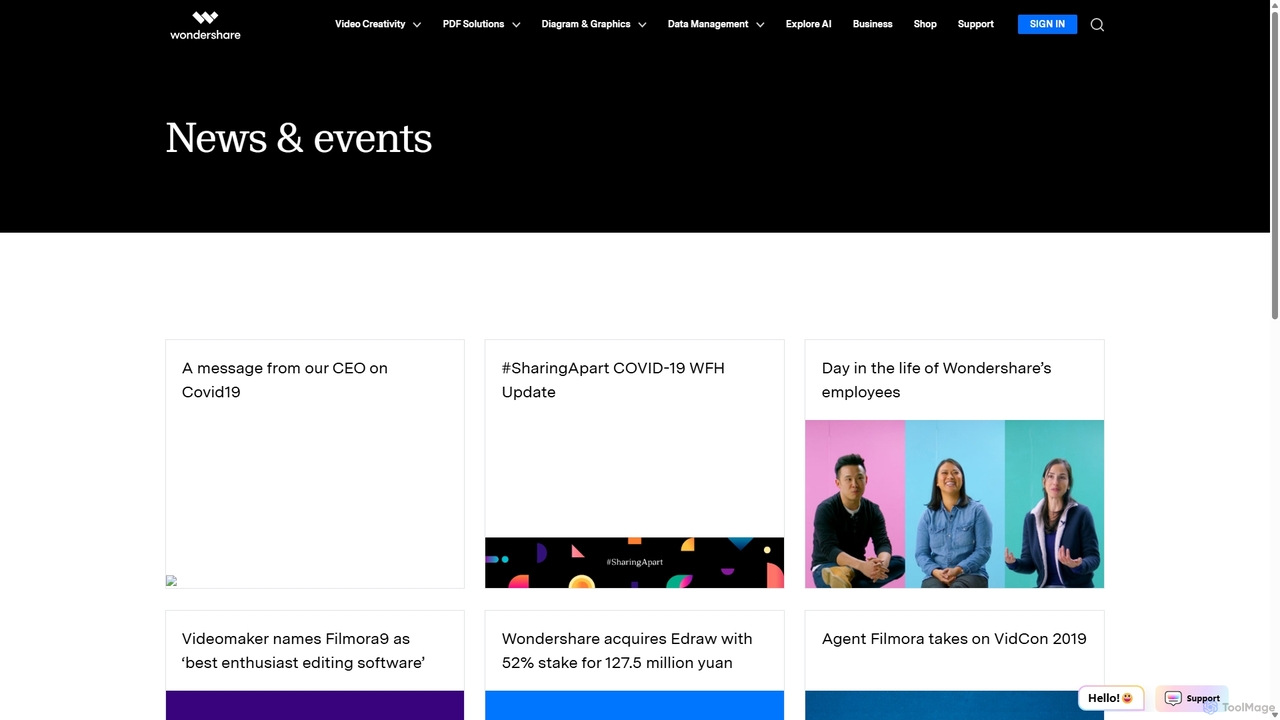 Wondershare - News for Wondershare