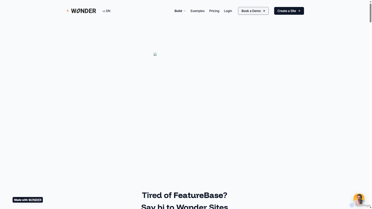 The simple, powerful FeatureBase alternative - Wonder vs FeatureBase for Wondersites