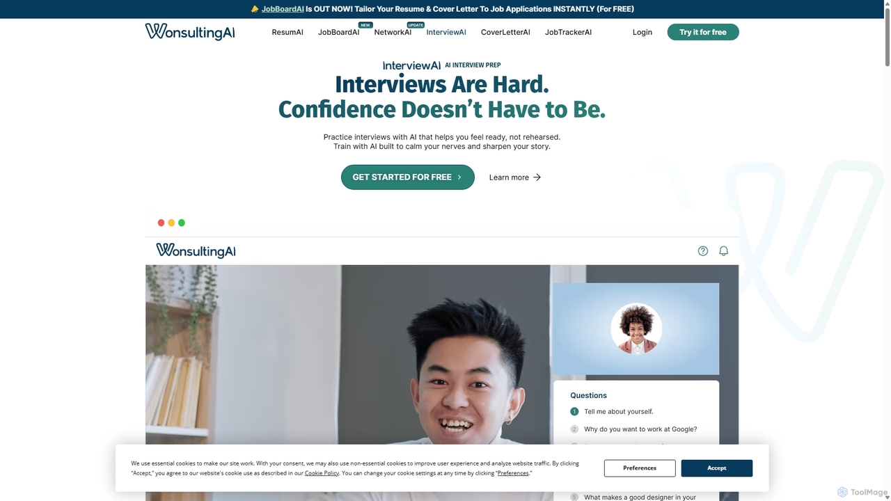 WonsultingAI - InterviewAI - AI Interview Prep for WonsultingAI