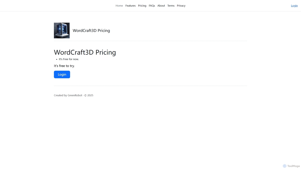 WordCraft3D Pricing for WordCraft3D