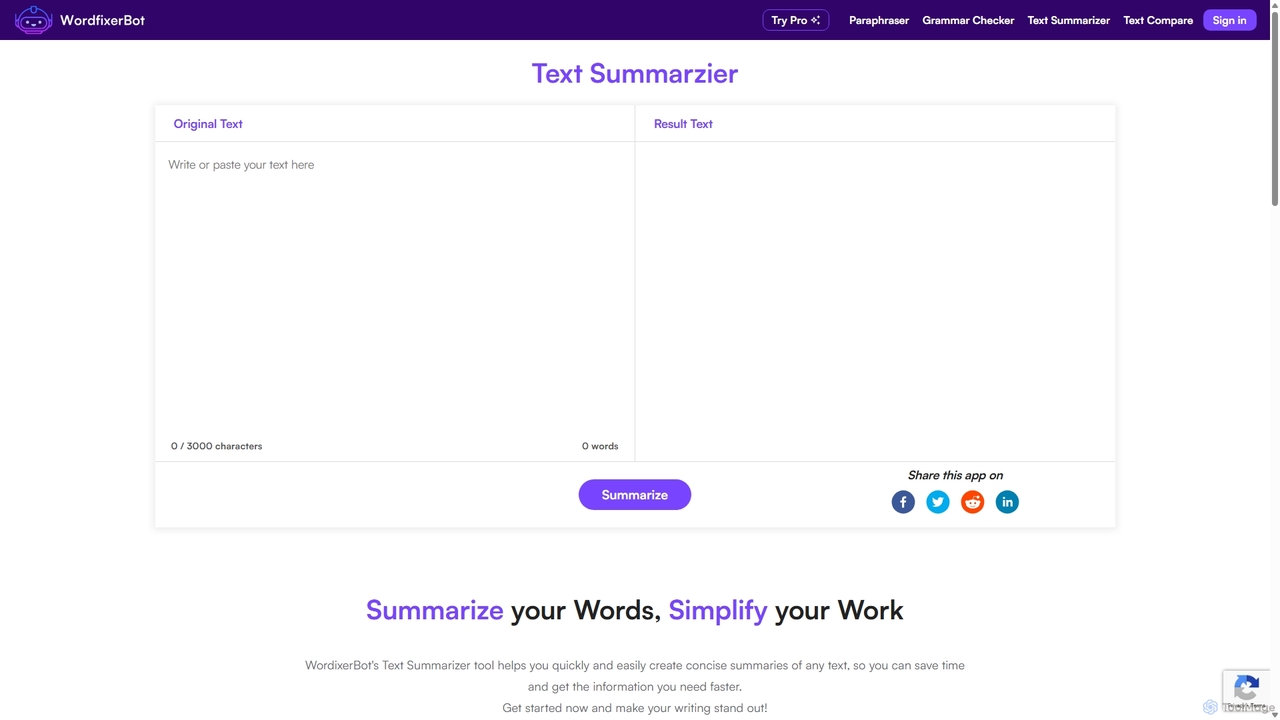 Text Summarizer - Best Free Summarizing Tool | WordfixerBot for WordfixerBot