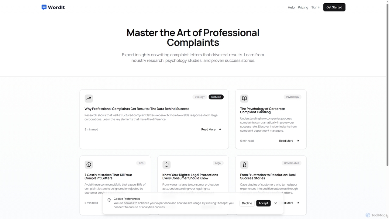 Blog - Expert Complaint Letter Advice | WordIt | WordIt for WordIt