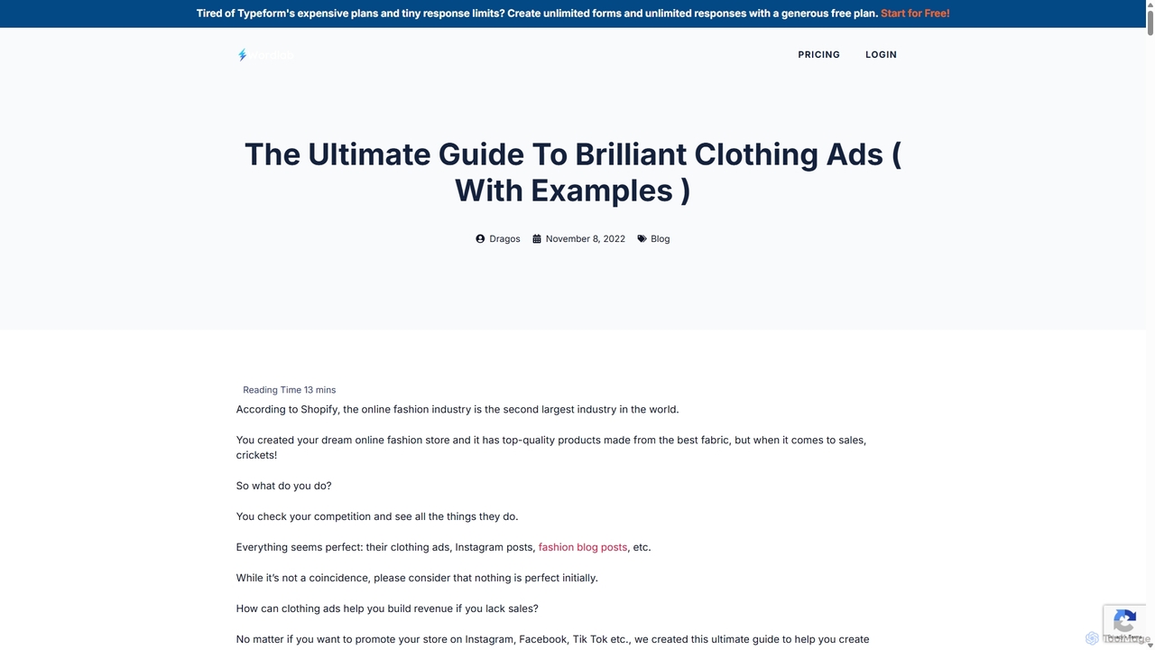 The Ultimate Guide To Brilliant Clothing Ads ( With Examples ) for Wordlab