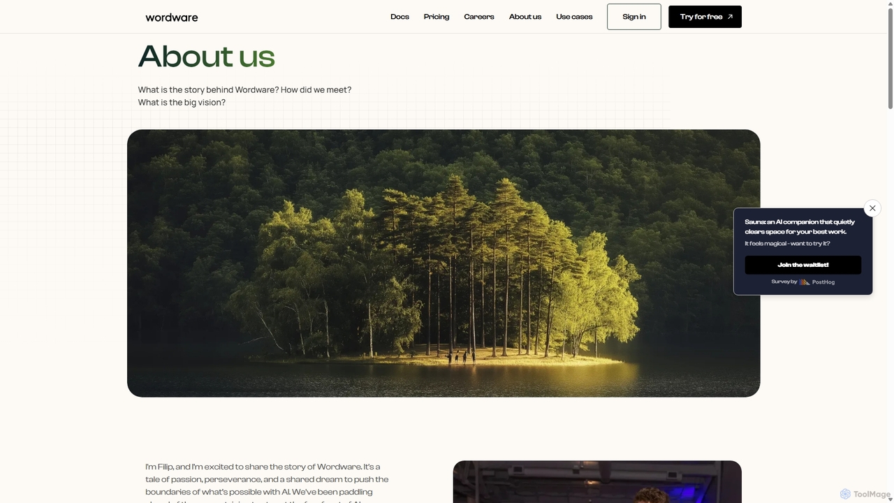 About us for Wordware
