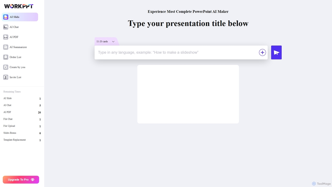 AI-powered PowerPoint Maker | Workppt for Workppt