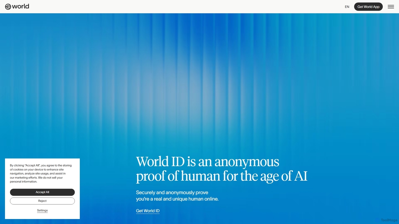 World ID by World - Digital proof of human for the internet. for World