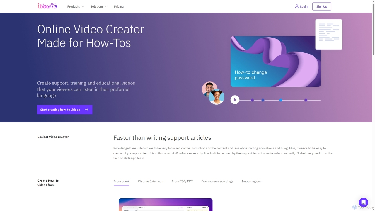 How-To Video Creator | WowTo for WowTo