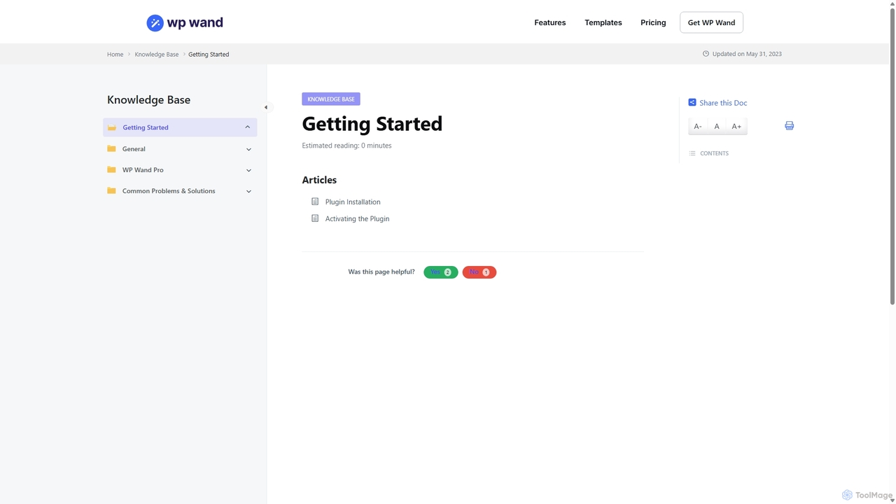Getting Started - WP Wand for WP Wand