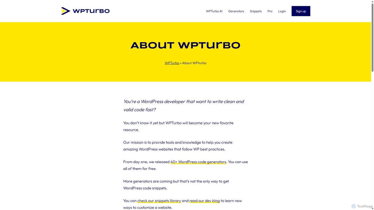 About WPturbo - WPTurbo for WPTurbo