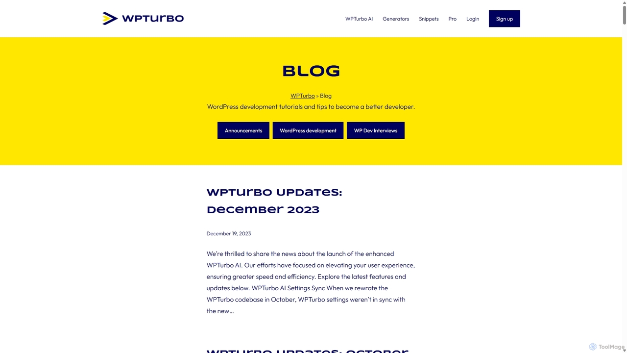 Blog - WPTurbo for WPTurbo