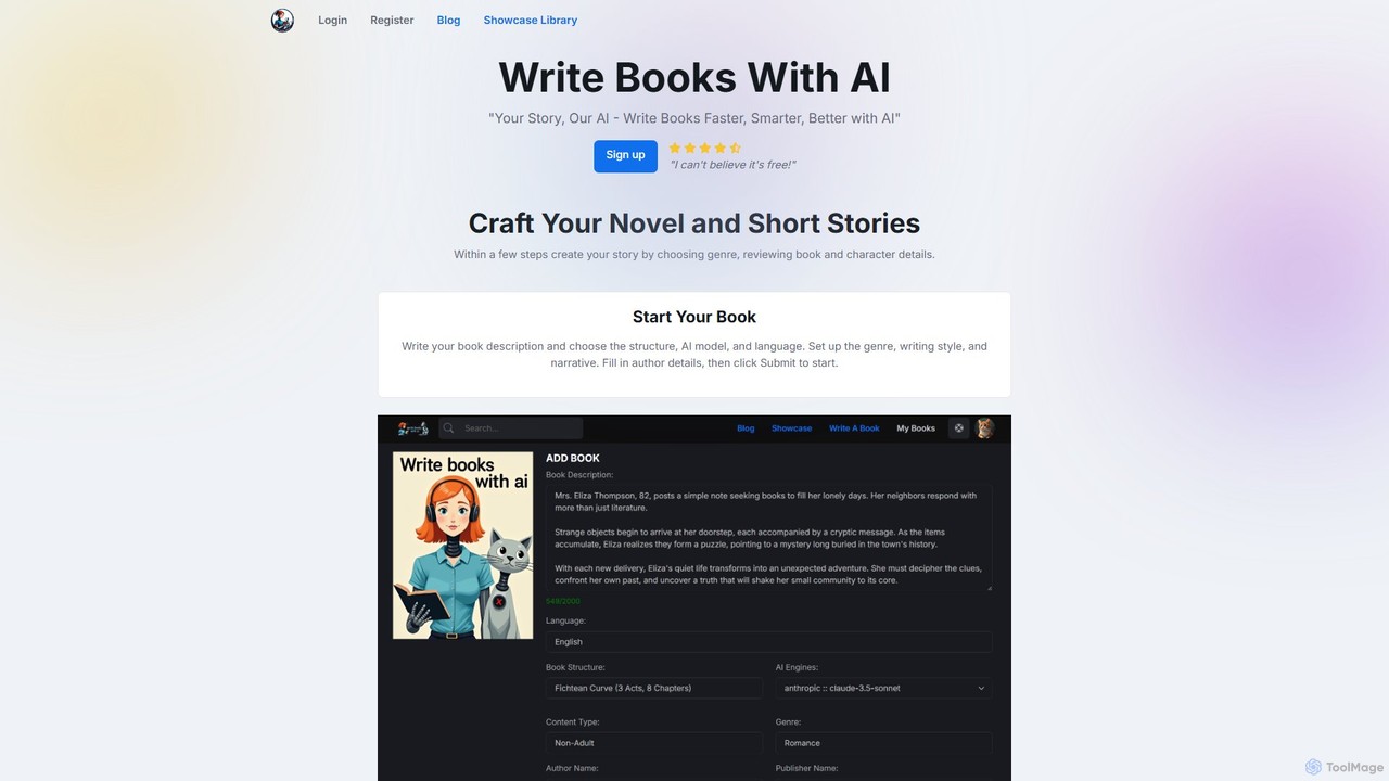 Write Books With AI
