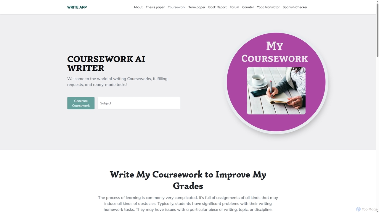 AI Coursework Writer - Write my Coursework - writeapp.co for WriteApp