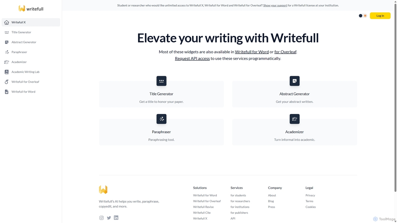 Writefull X
