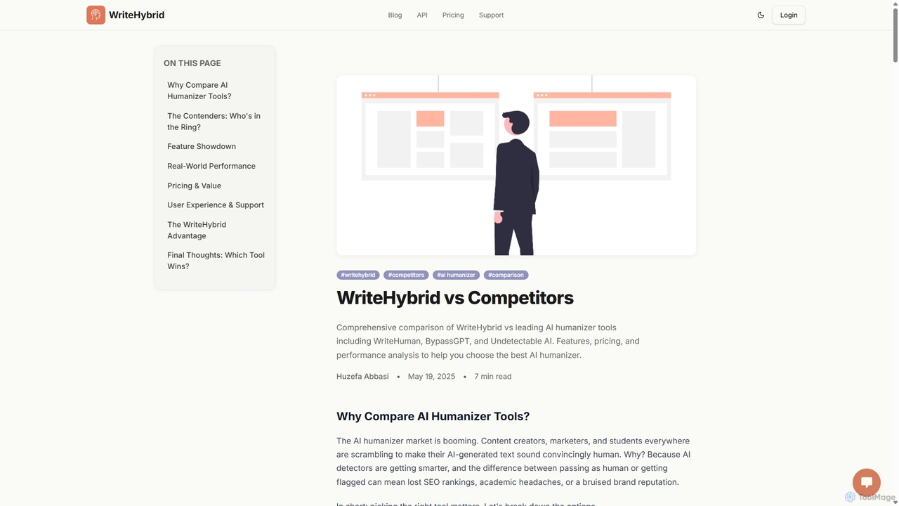WriteHybrid vs Competitors for WriteHybrid