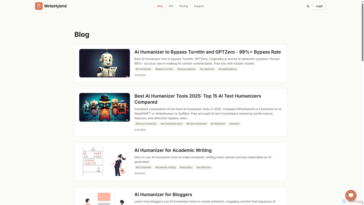 AI Humanizer Blog - Tips & Guides | WriteHybrid | WriteHybrid AI Humanizer for WriteHybrid