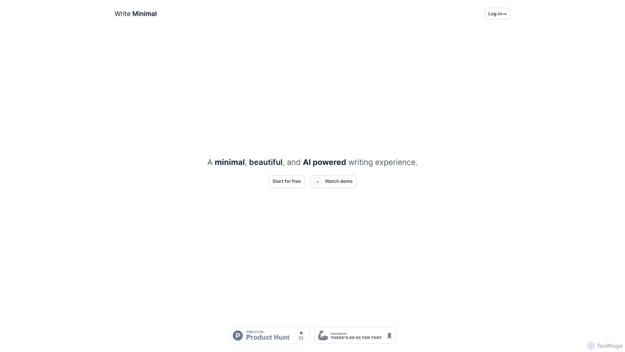 writeminimal