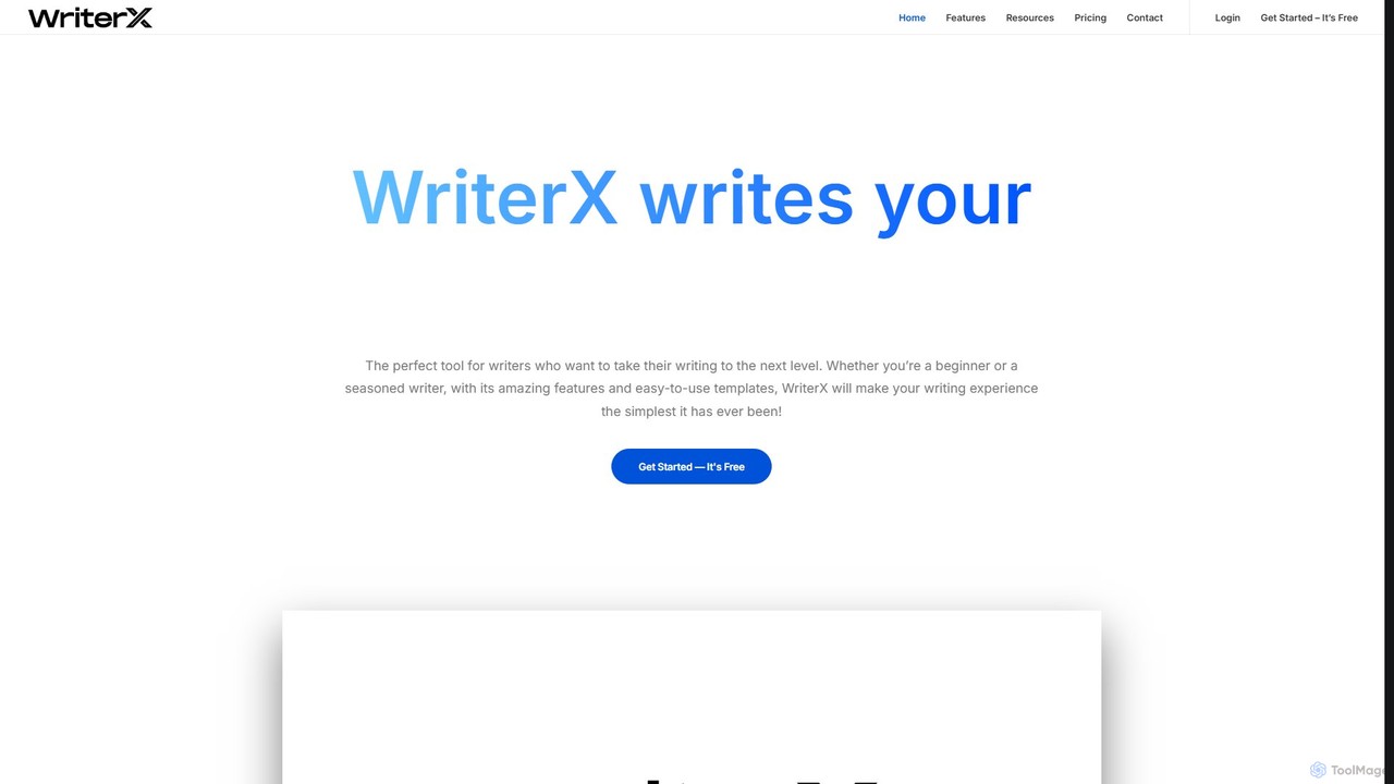 WriterX