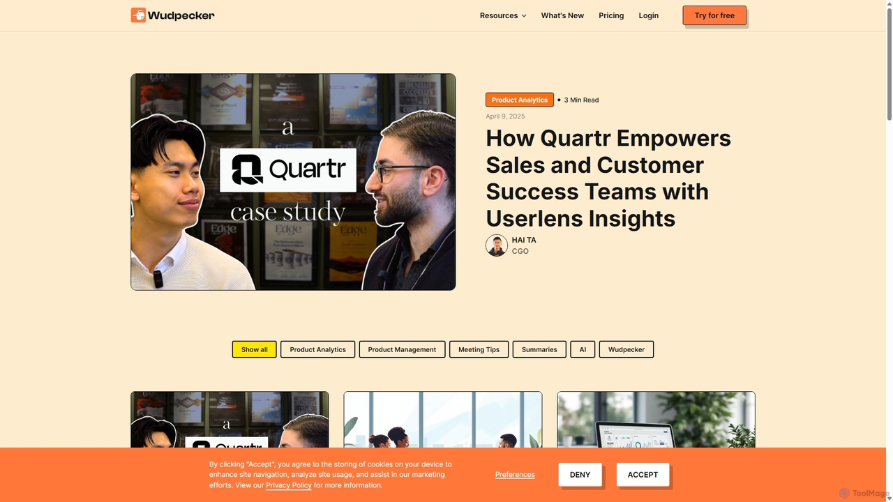 Wudpecker - Blog for Wudpecker