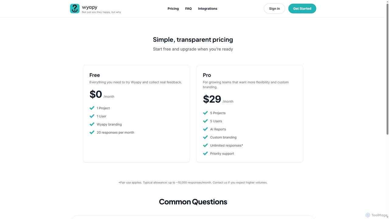 Pricing | Wyapy for Wyapy