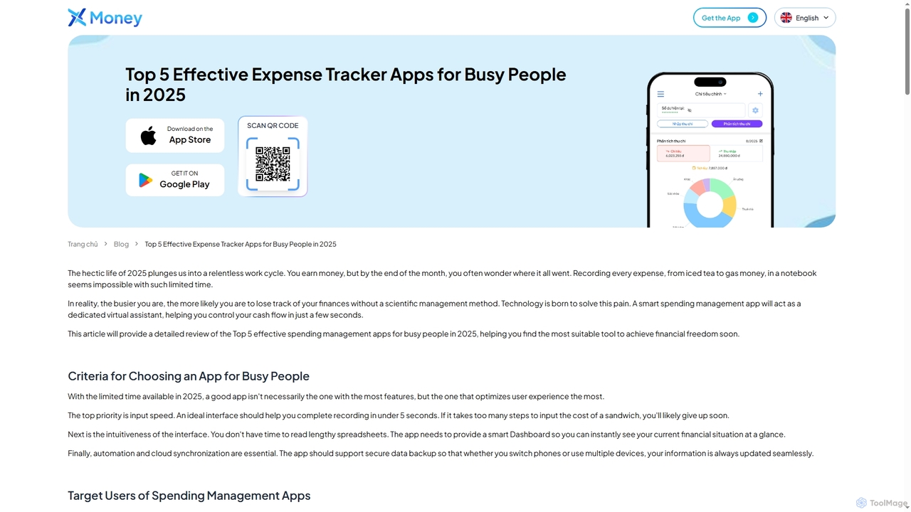 Top 5 effective expense management apps for busy people in 2025 | X-money - AI quản lý thu chi thông minh for X Money