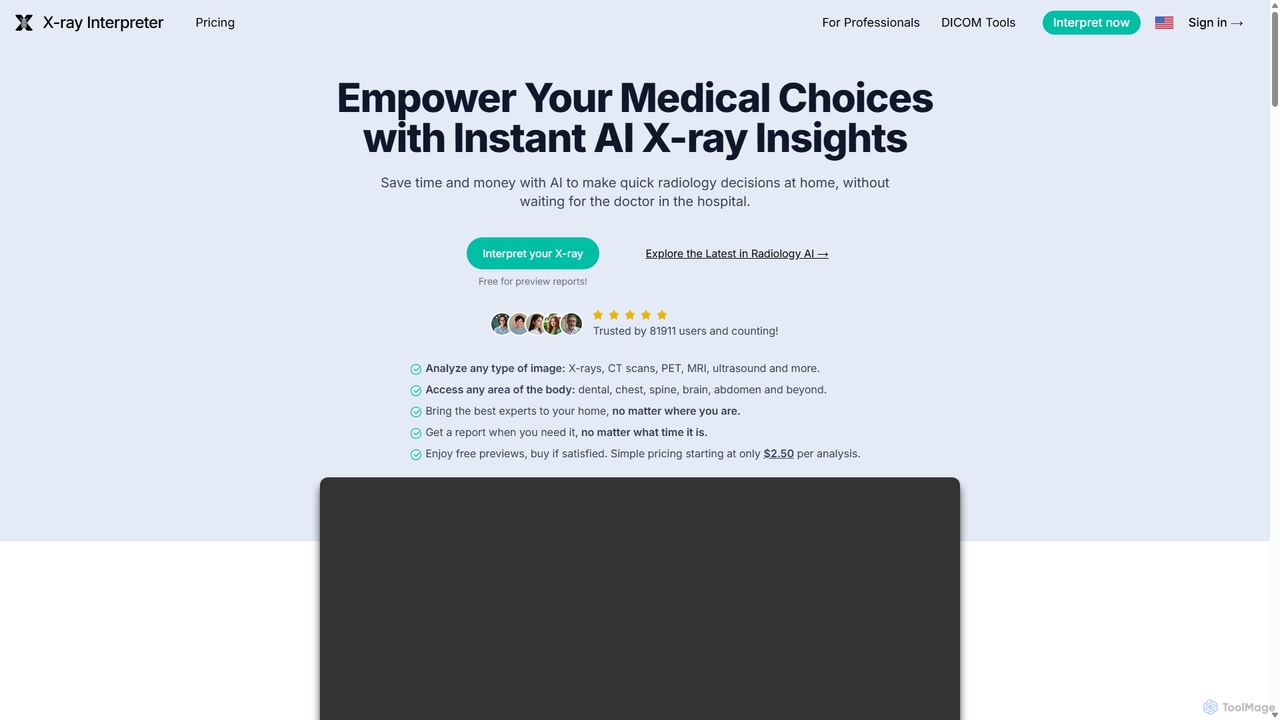 X-ray Interpreter