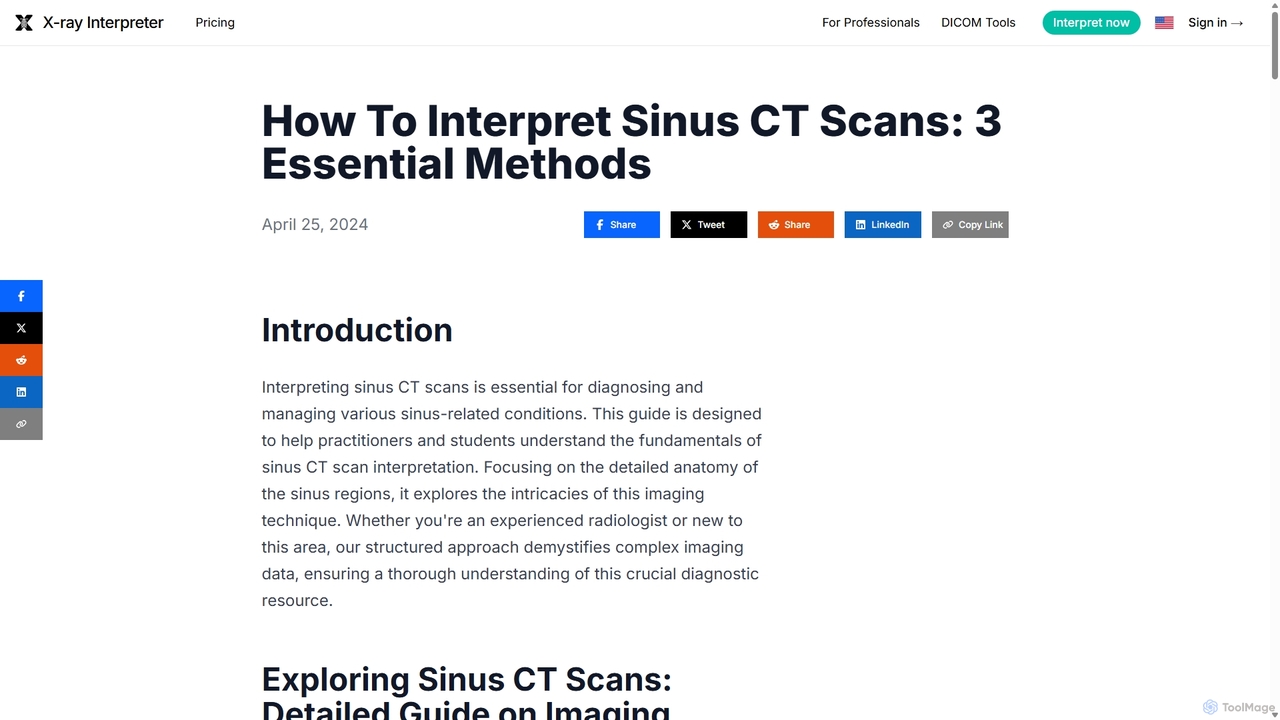 How to interpret sinus CT scans: 3 Essential Methods for X-ray Interpreter