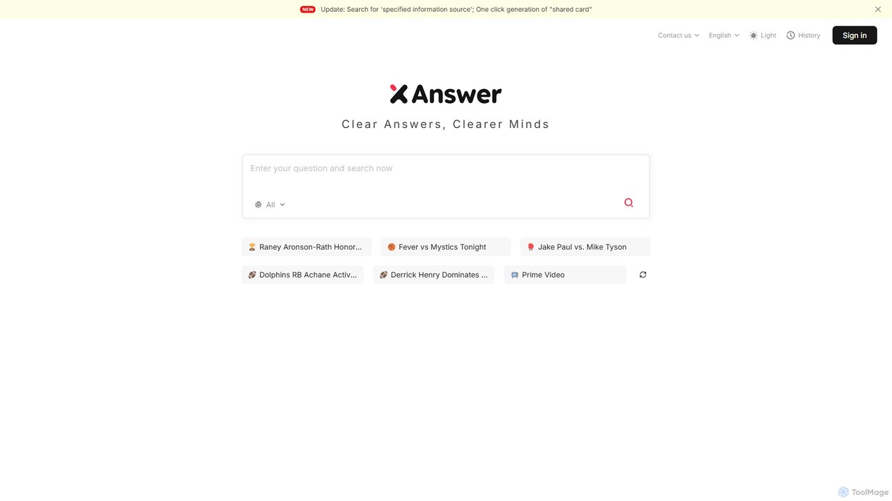XAnswer