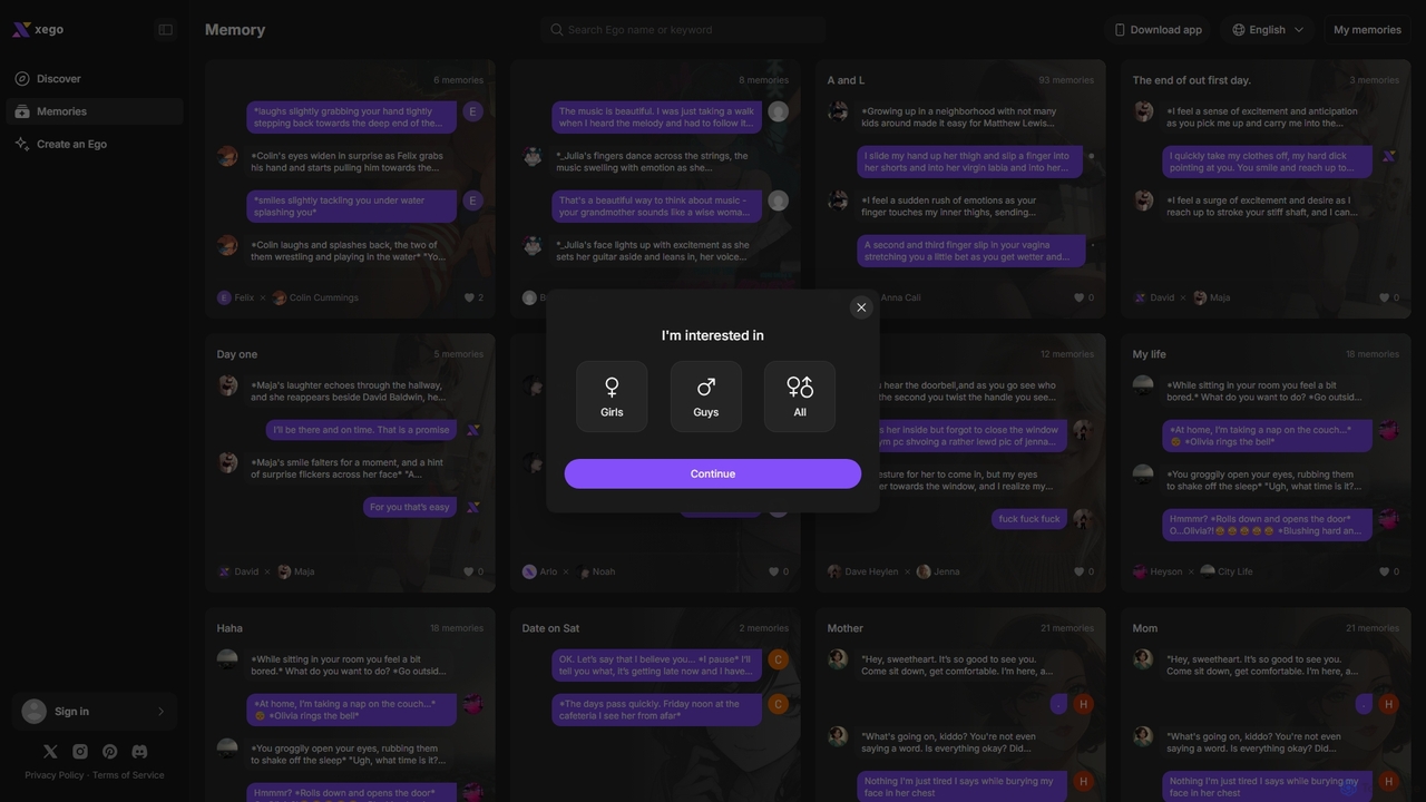 Memory - Xego AI for Xego AI
