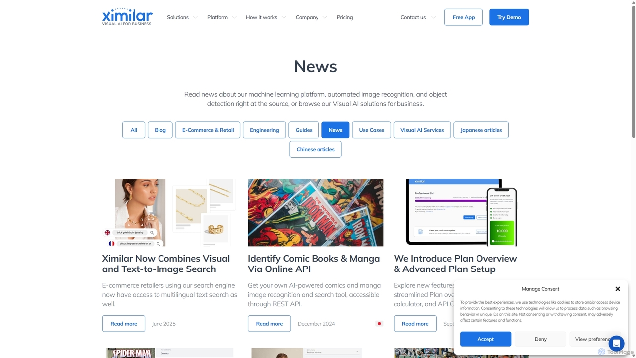 News - Ximilar: Visual AI for Business for Ximilar