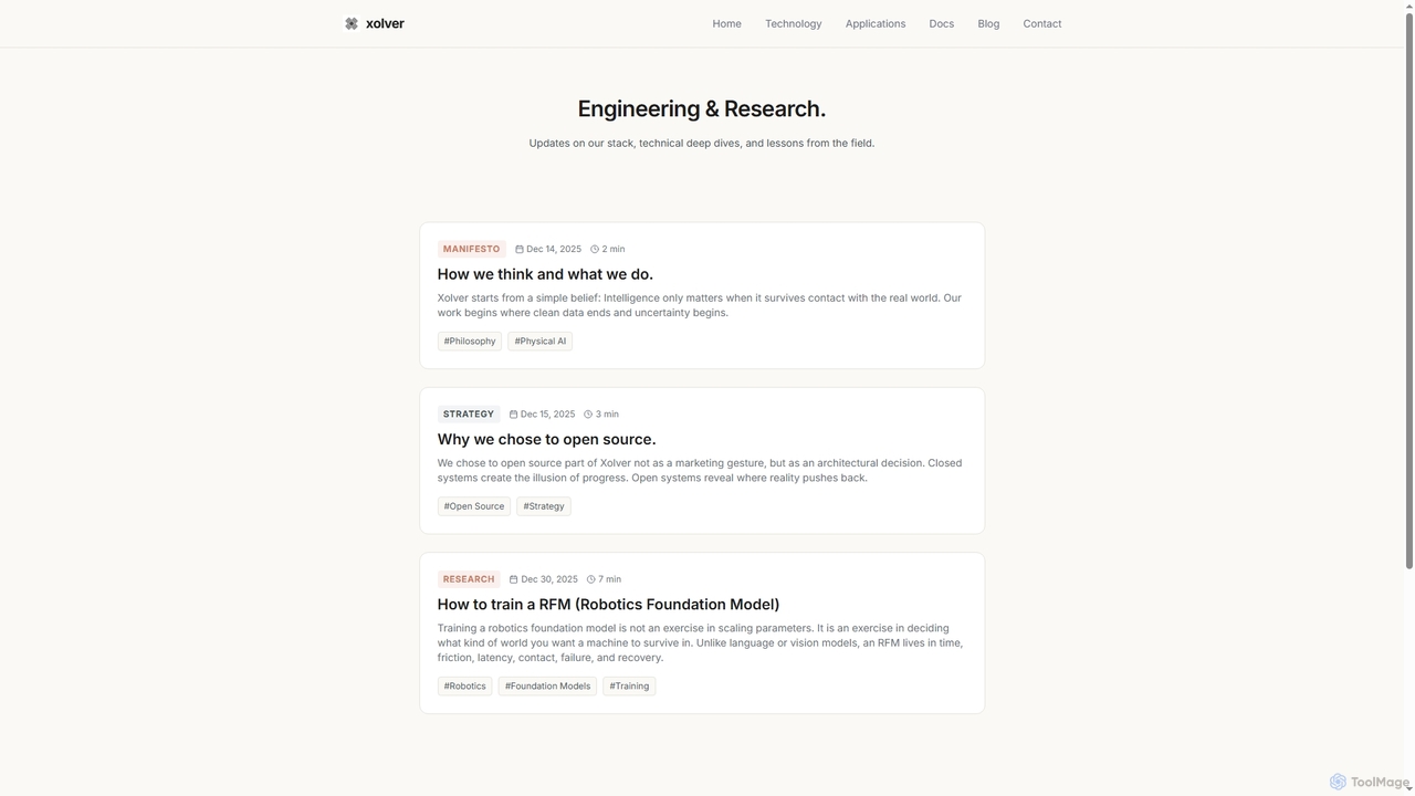 Engineering & Research Blog | Xolver | Xolver for Xolver