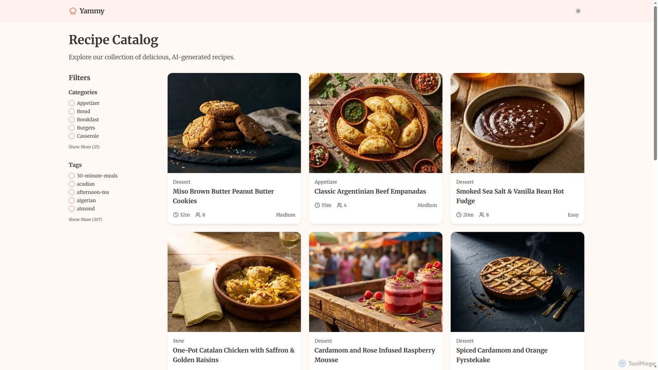 Recipes | Yammy | Yammy for Yammy