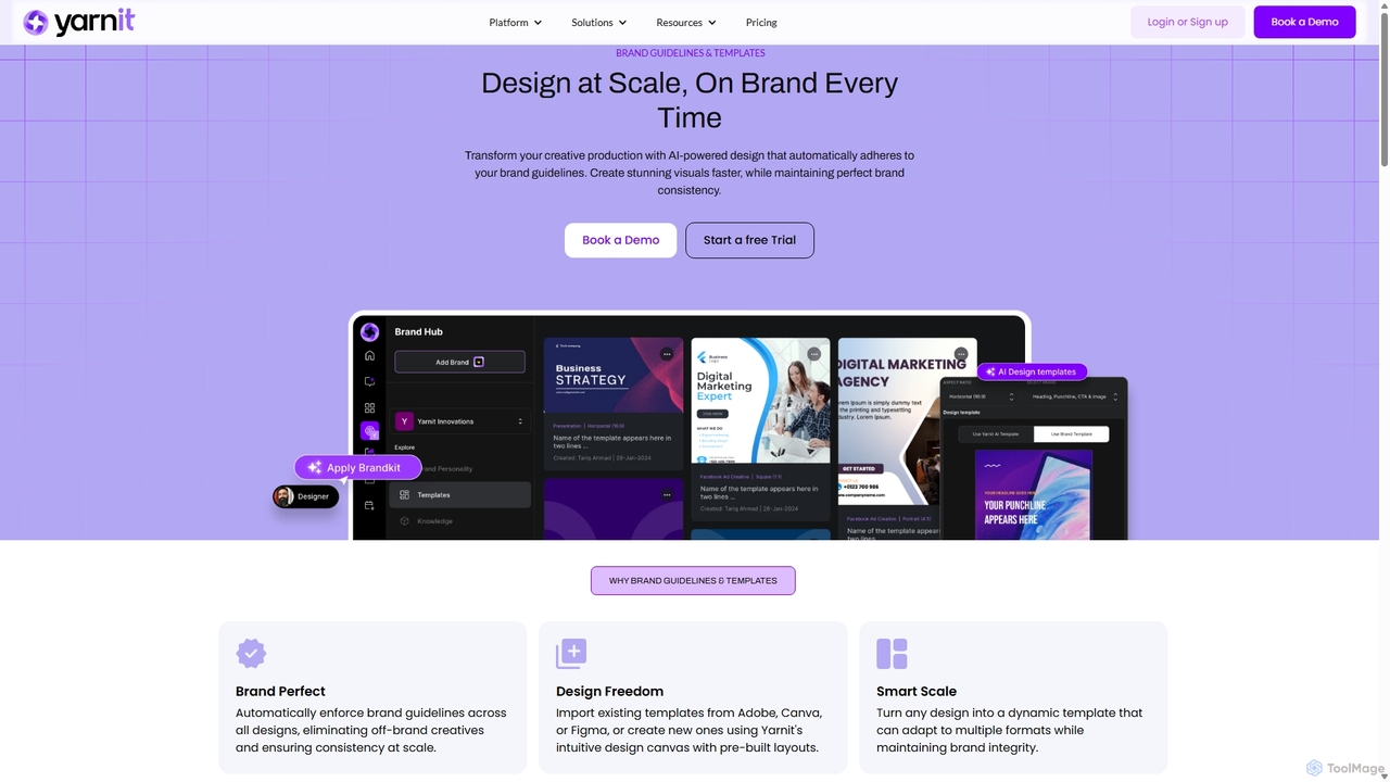 AI-Powered Brand Visual Management | Yarnit for Yarnit
