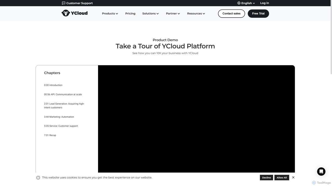 YCloud Product Demo | Boost Sales & Support on WhatsApp for YCloud