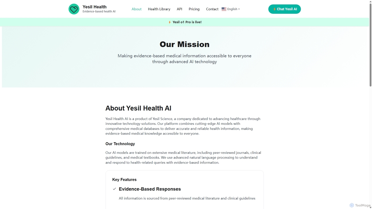 About • Yesil Health for Yesil Health